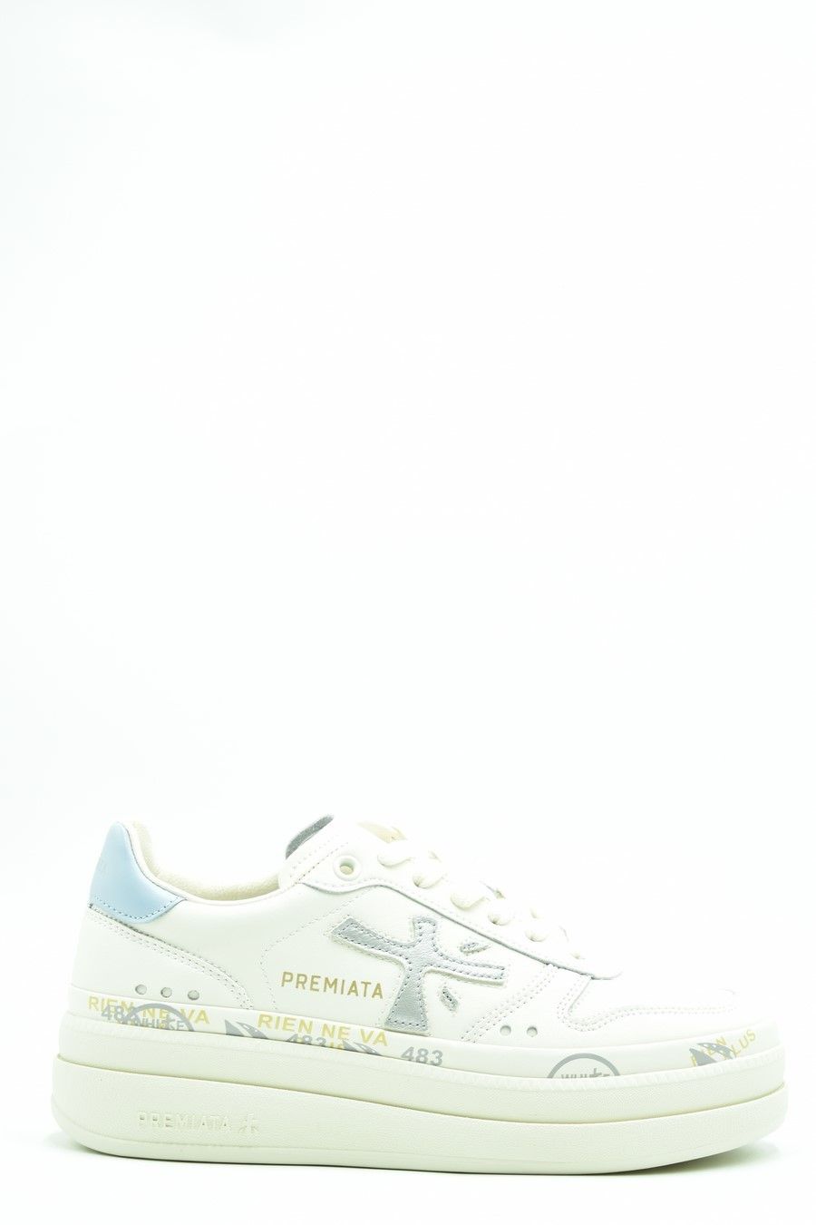 PREMIATA  Sneakers in Pelle Multicolor Premiata Micolvar per Donna Liquidazione