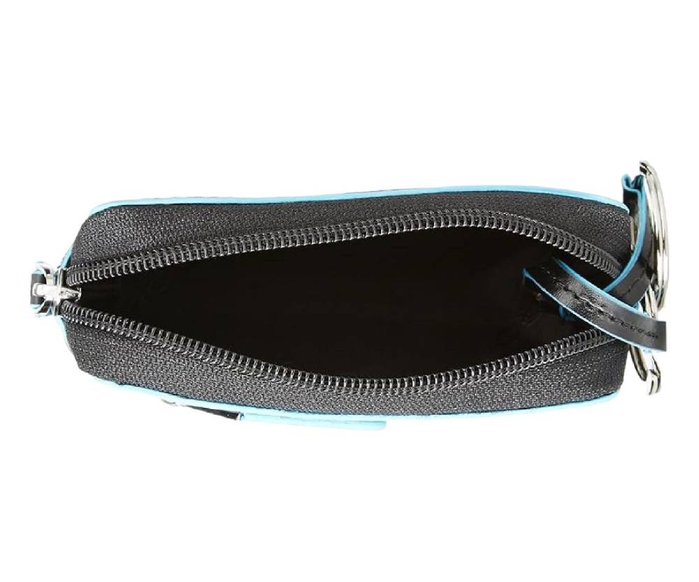PIQUADRO  Portachiavi Unisex in Pelle Nera Piquadro Sconti VIP