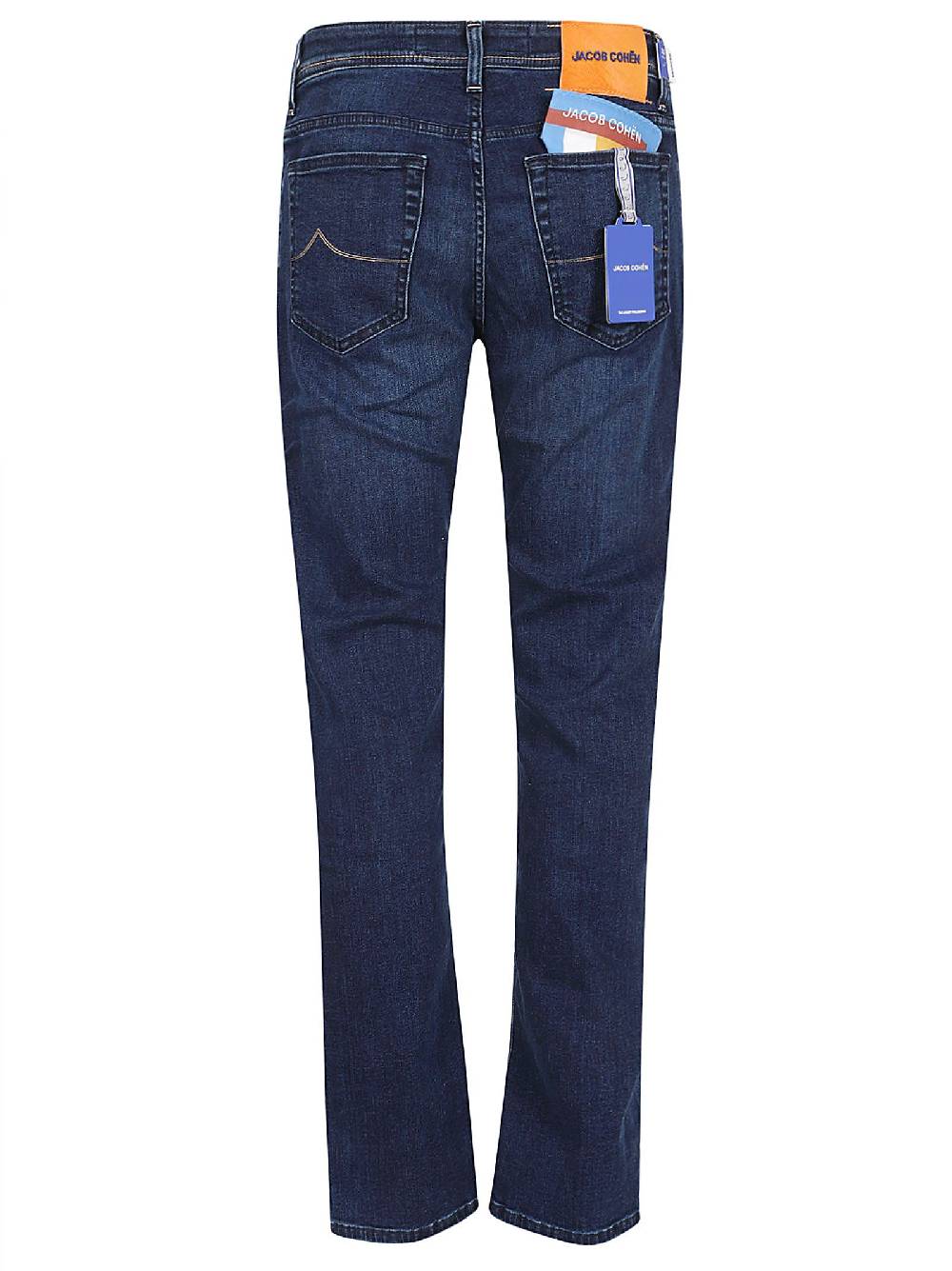 JACOB COHEN  Jeans Uomo Jacob Cohen in Cotone Elasticizzato Blu - UQE04.P3621 Prezzo basso