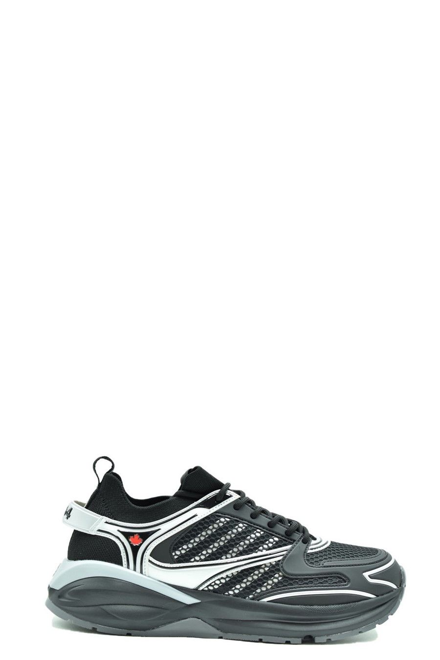 DSQUARED2  Sneakers Donna DSQUARED2 Nere in Poliestere SNW0332 ACQUISTA ORA