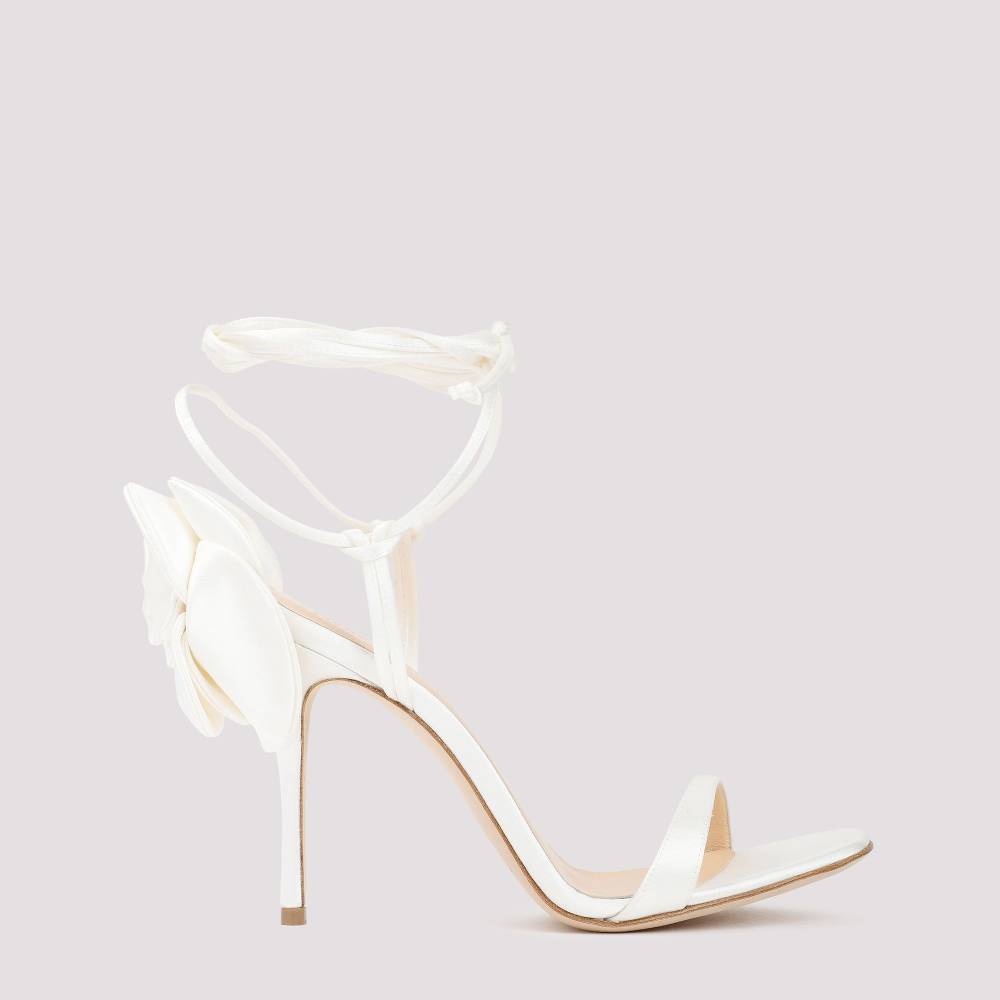 MAGDA BUTRYM  Décolleté Avorio Magda Butrym in Misto Seta con Tacco Stiletto Fino al 60% di sconto