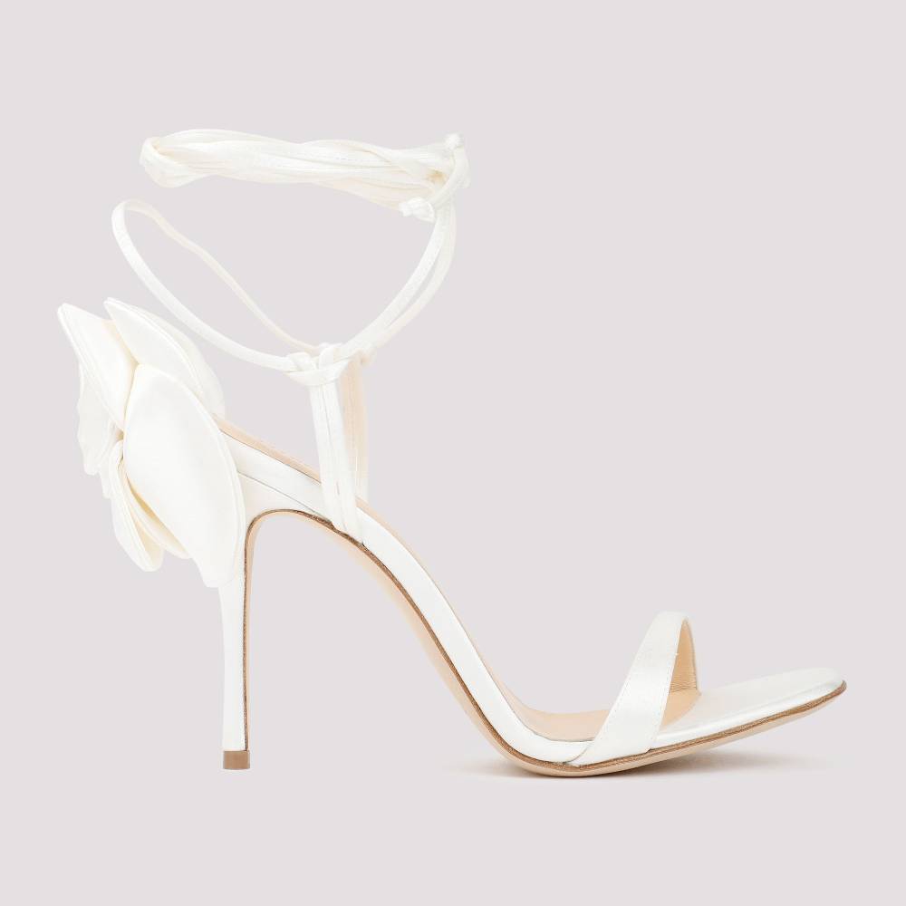 MAGDA BUTRYM  Décolleté Avorio Magda Butrym in Misto Seta con Tacco Stiletto Fino al 60% di sconto