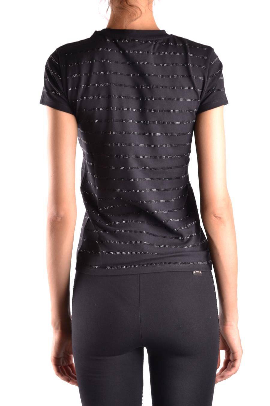 PHILIPP PLEIN  T-shirt Nera in Cotone Elasticizzato Philipp Plein Donna Fino al 55% di sconto