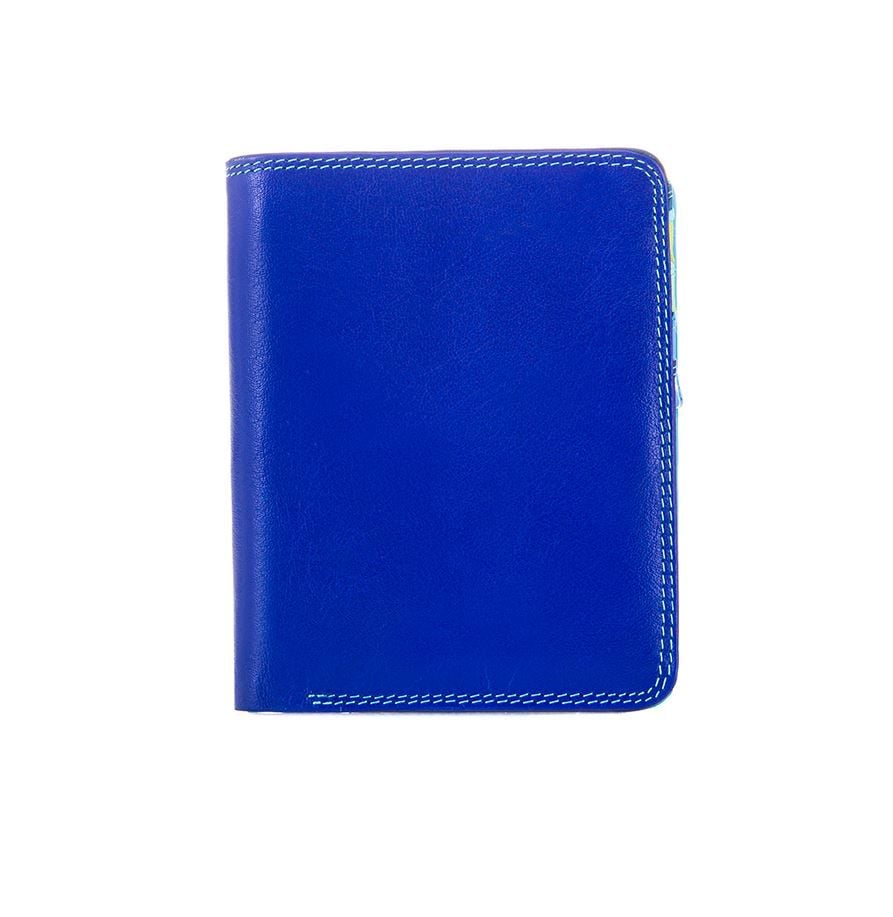 MYWALIT  Portafoglio in Pelle con Zip Medium Mywalit in Blu China Officina