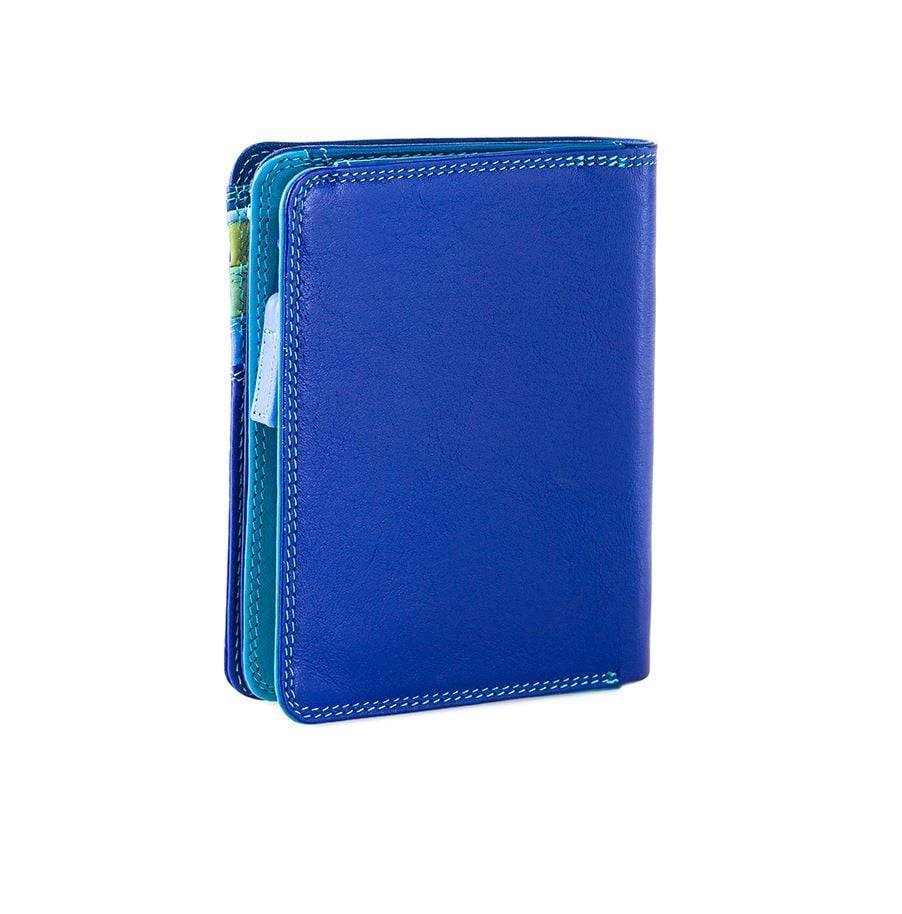 MYWALIT  Portafoglio in Pelle con Zip Medium Mywalit in Blu China Officina