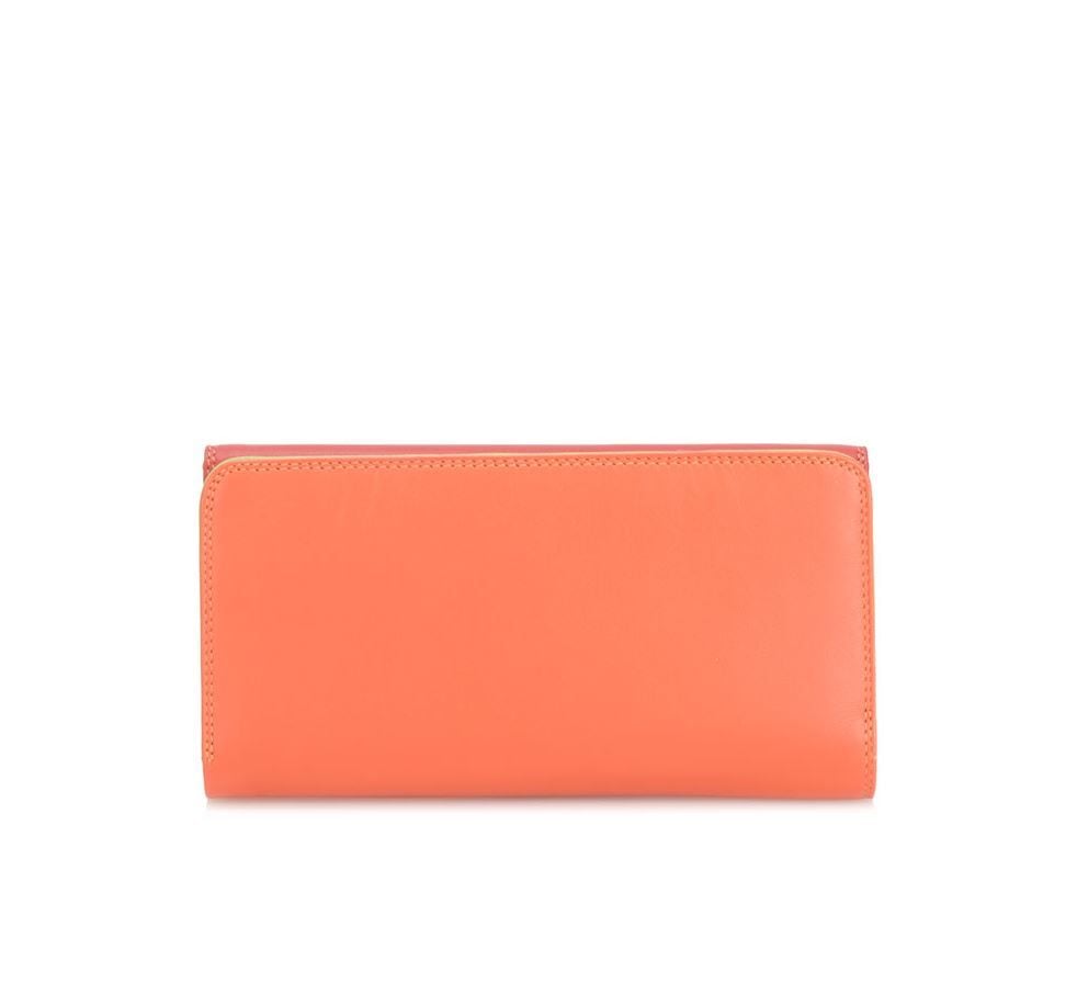 MYWALIT  Portafoglio Tri-Fold Elegante in Pelle Rossa MYWALIT Esporta salva