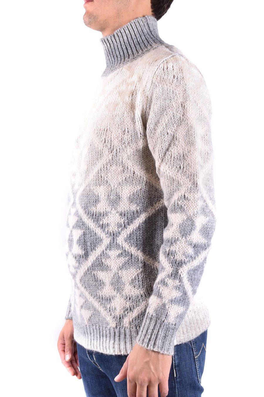 DONDUP  Maglione di Lana Multicolore da Uomo DONDUP In vendita