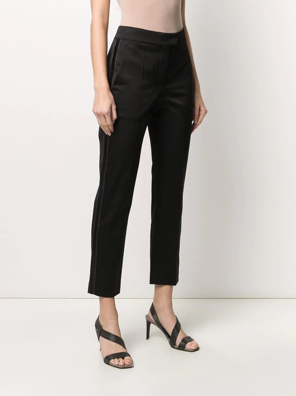 BRUNELLO CUCINELLI  Pantaloni Neri Donna Brunello Cucinelli 50% di sconto per tempo limitato