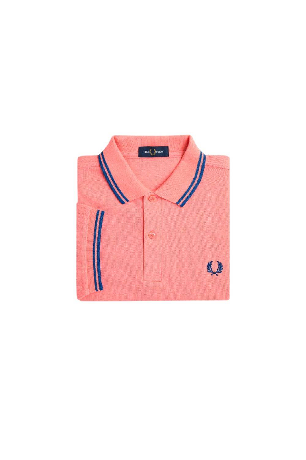 FRED PERRY  Polo Fred Perry Arancione in Cotone per Uomo Italia
