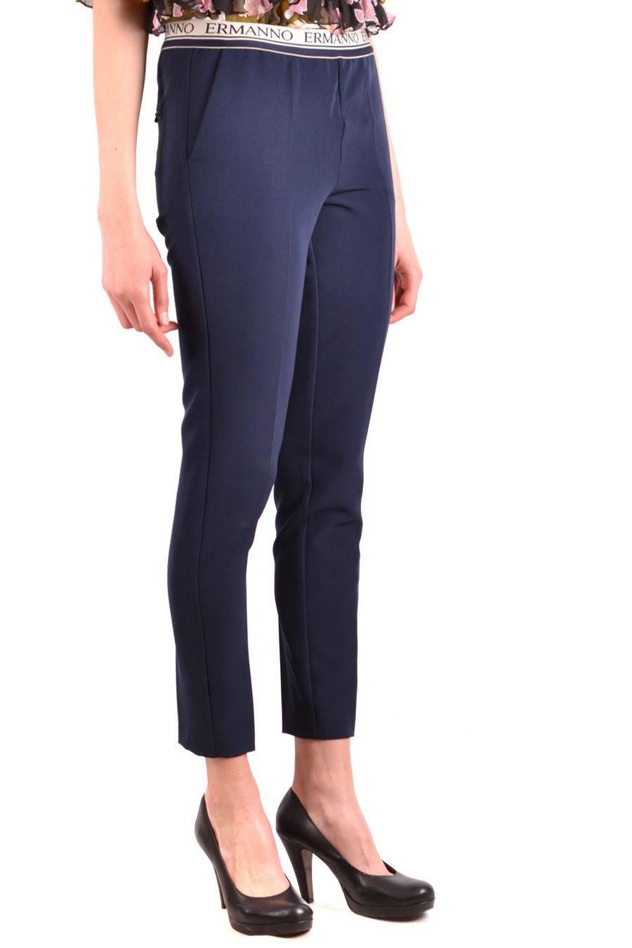 ERMANNO SCERVINO  Pantaloni Multicolor Ermanno Scervino - Mix di Poliestere Eleganti Nuovo