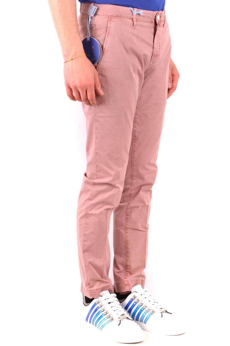 JACOB COHEN  Pantaloni Uomo Cotone Elasticizzato Rosa Jacob Cohen Qualità