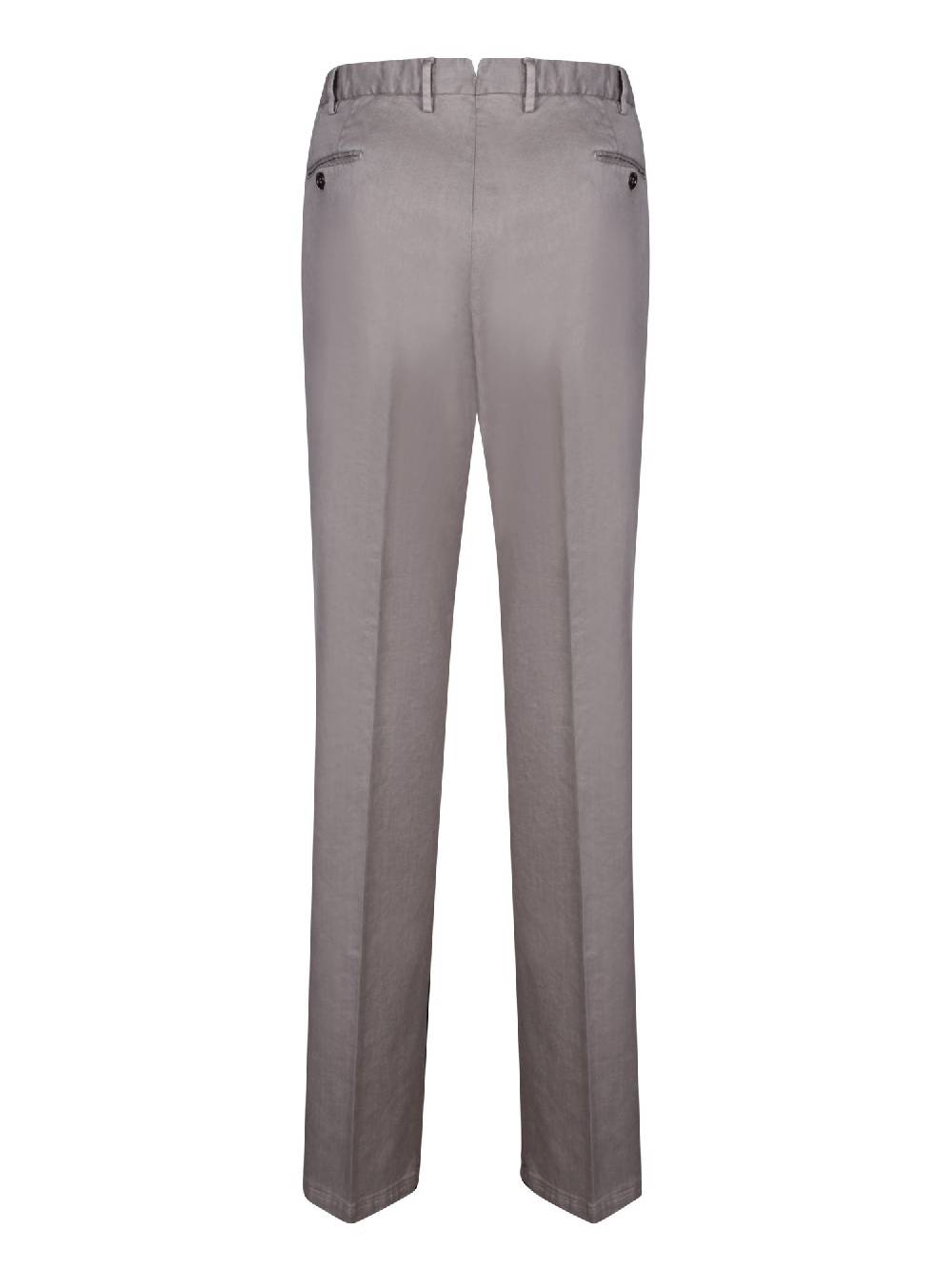 DELL'OGLIO  Pantaloni Uomo DELL'OGLIO in Lino e Cotone Beige Consegna Veloce