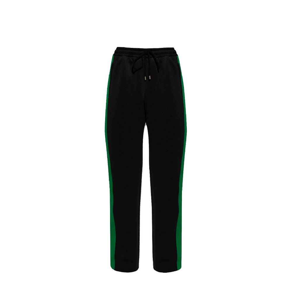 GUCCI  Pantaloni Sportivi GUCCI Neri in Neoprene con Righe per Uomo Promozione Limitata