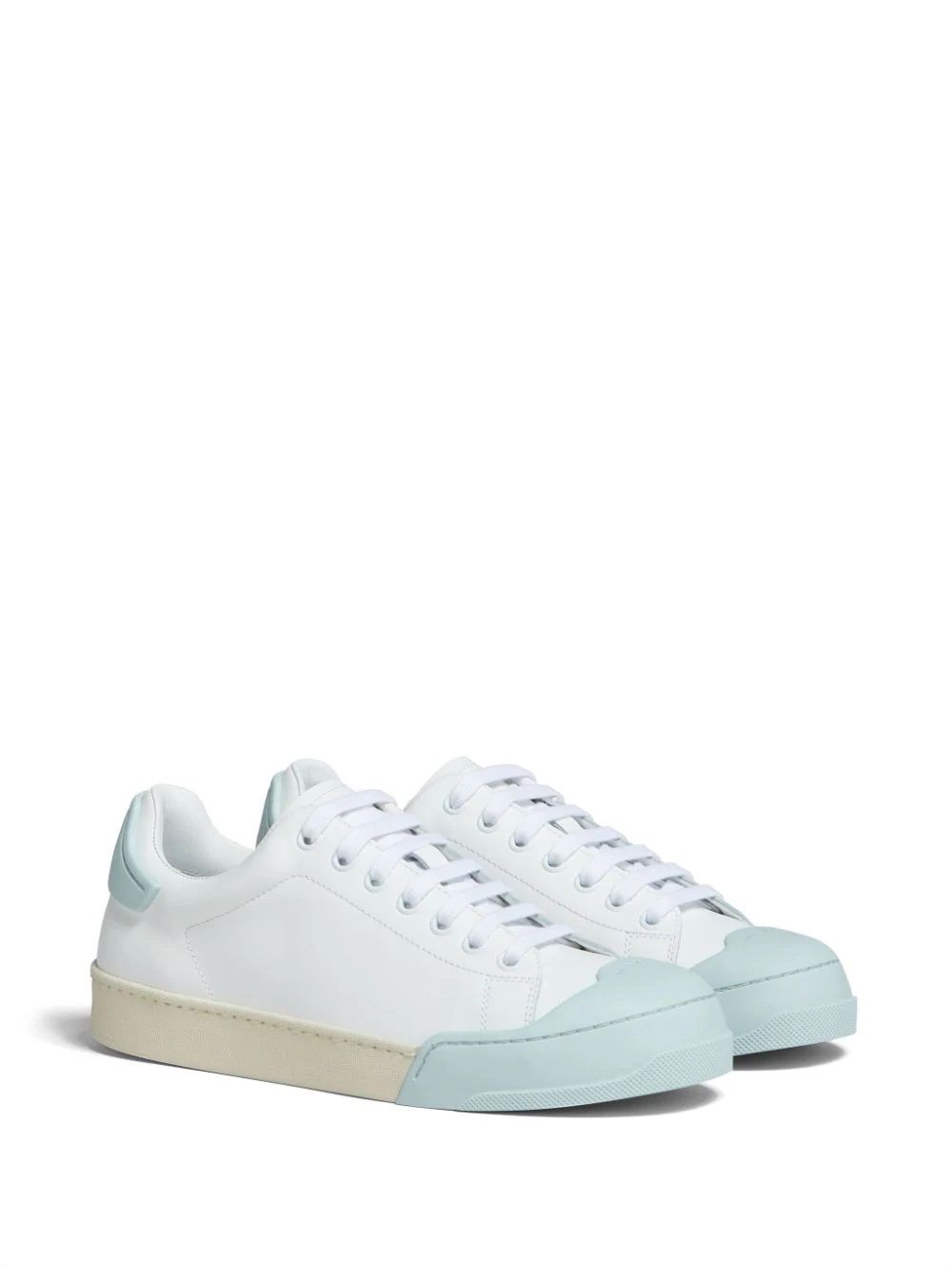 MARNI  Sneakers da Donna MARNI in Pelle di Vitello Bianca Shopping Online