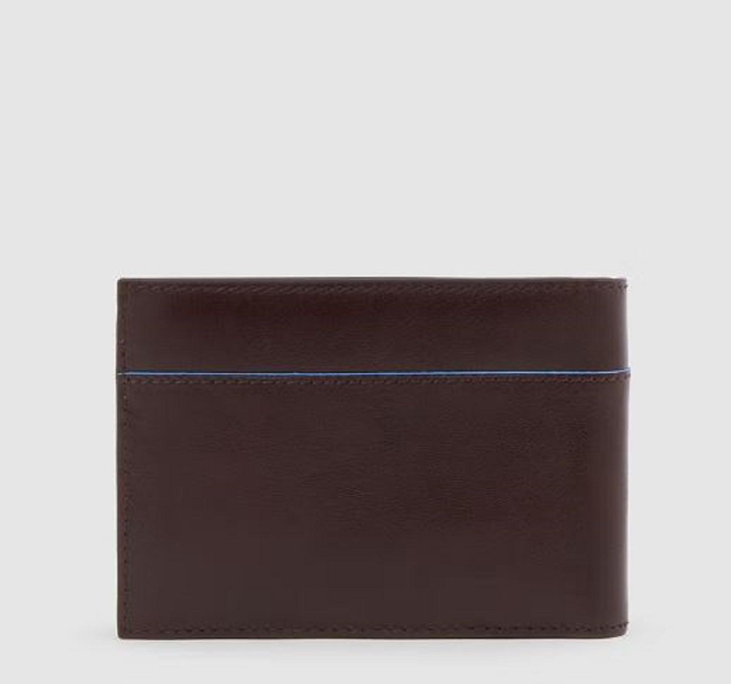 PIQUADRO  Portafoglio Piquadro Uomo in Pelle Marrone Scuro RFID Convenienza