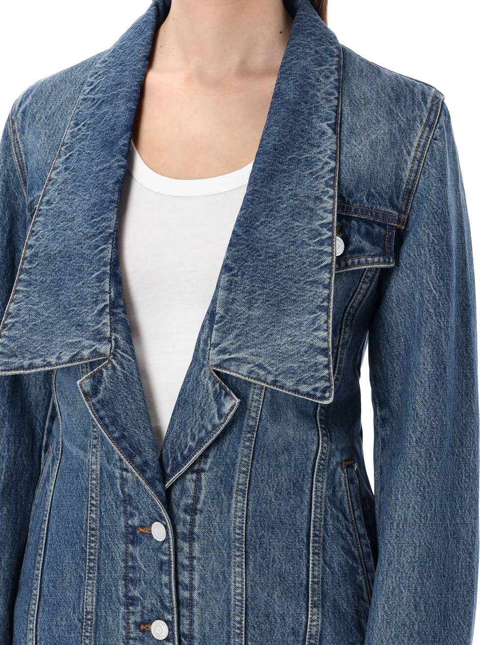 COPERNI  Giacca di Jeans Azzurra da Donna Sartoriale Coperni Economico