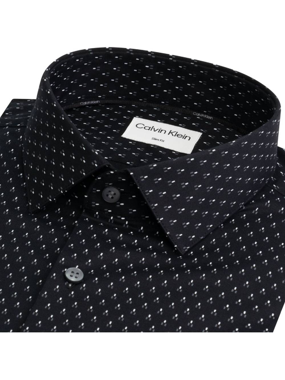 CALVIN KLEIN  Camicia Uomo Calvin Klein Blu in Cotone Outlet