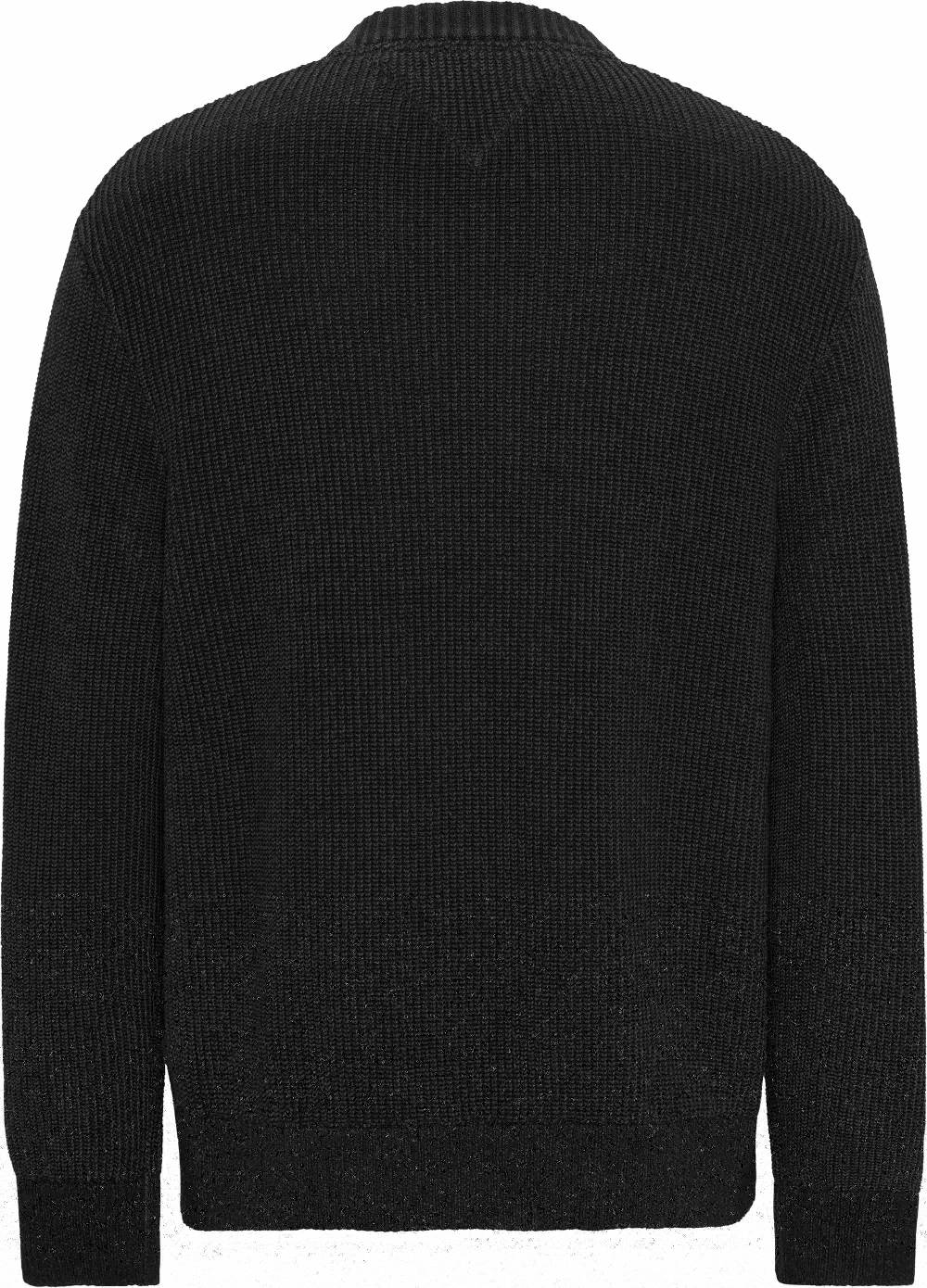 TOMMY JEANS  Felpa Uomo in Cotone Biologico Nera Tommy Jeans Offerte