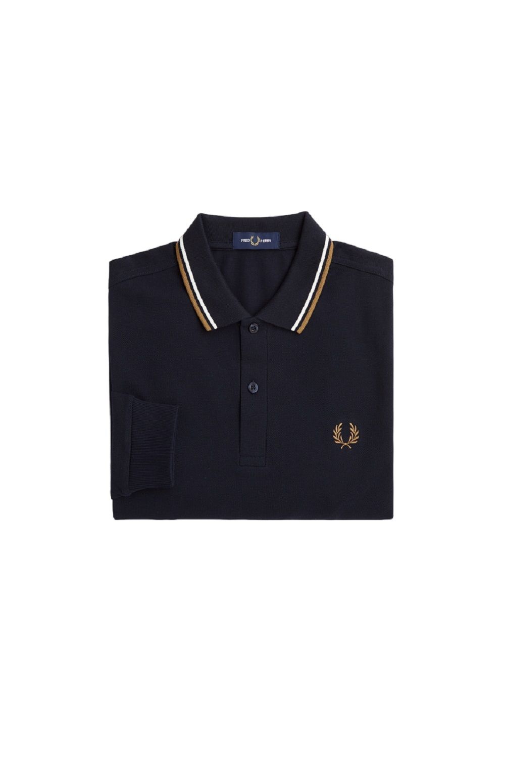 FRED PERRY  Polo Fred Perry Blu in Cotone Piqué da Uomo Vendita Economica