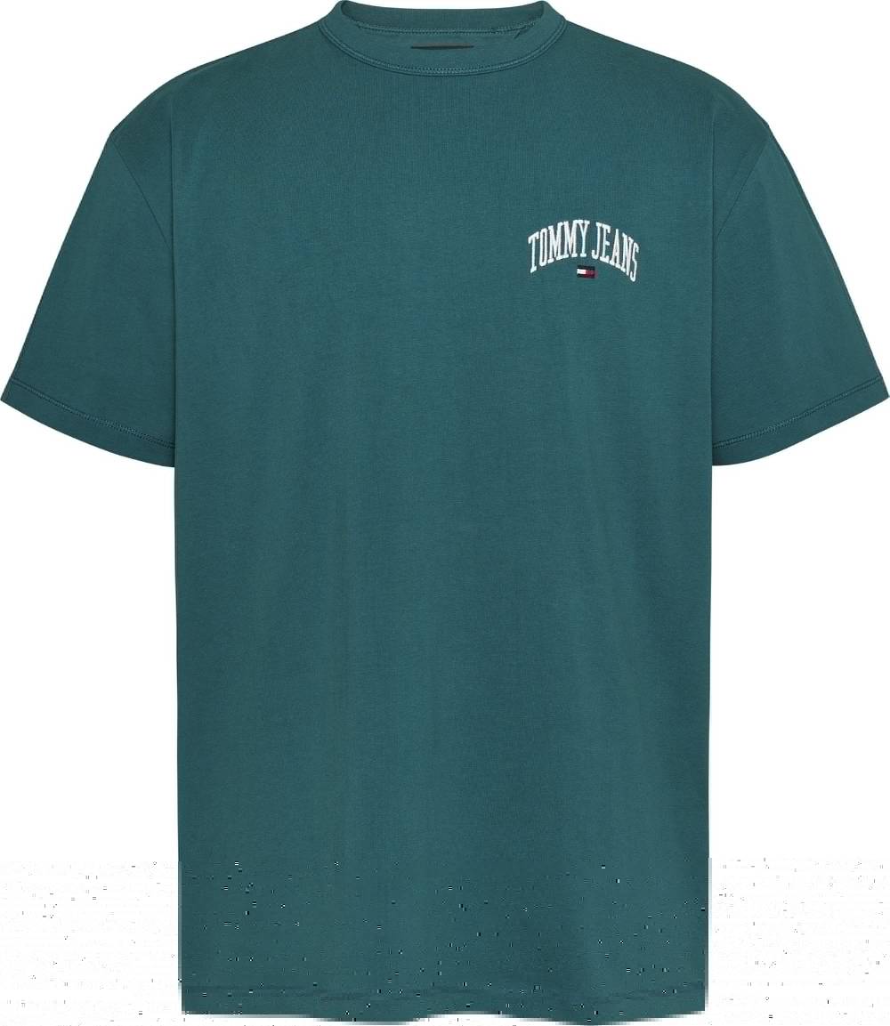 TOMMY JEANS  T-Shirt Cotone Verde Slim Fit Tommy Jeans Vendite Flash