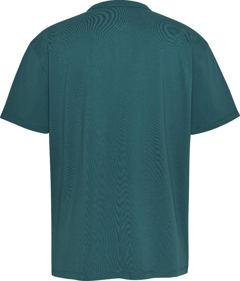 TOMMY JEANS  T-Shirt Cotone Verde Slim Fit Tommy Jeans Vendite Flash