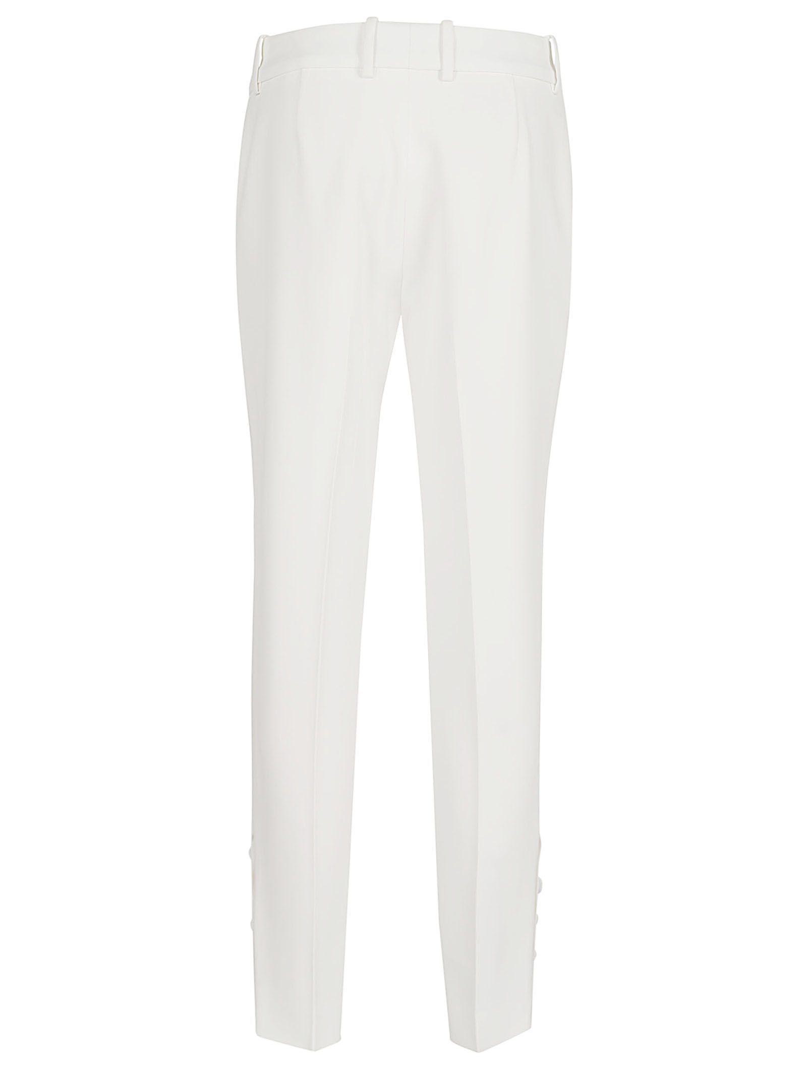 ERMANNO SCERVINO  Pantaloni Bianchi Cady Ermanno Scervino - Vestibilità Regolare Donna Moda