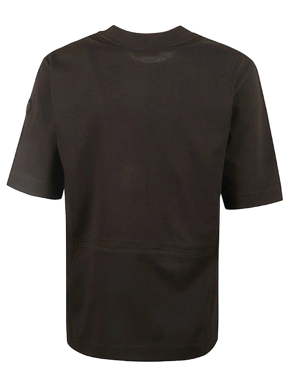 MONCLER  T-Shirt Logo Cotone Nero Moncler Donna Offerta speciale