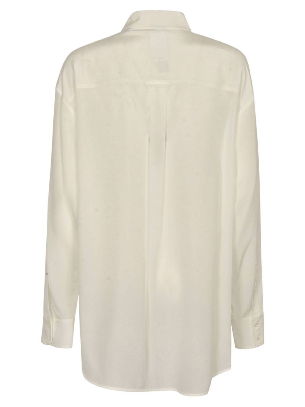 SPORTMAX  Camicia di Seta Bianca SPORTMAX da Donna con Dettaglio Cristallo sul Polso Comprare a buon mercato