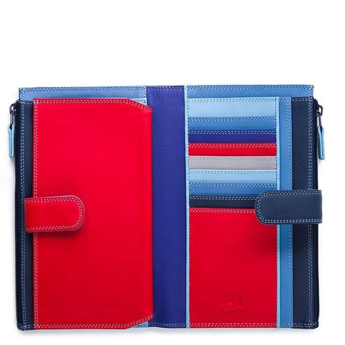 MYWALIT  Portafoglio in Pelle Blu Cina Mywalit da Donna Black Friday