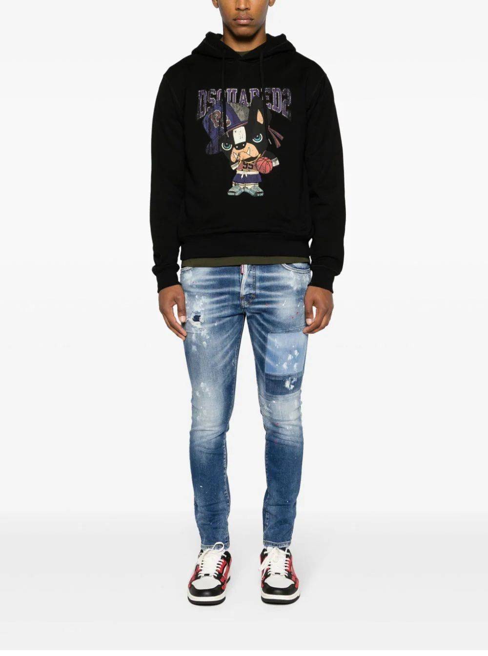 DSQUARED2  Pantaloni Uomo Cotone 5 Tasche Azzurro Chiaro DSQUARED2 Lightning offer