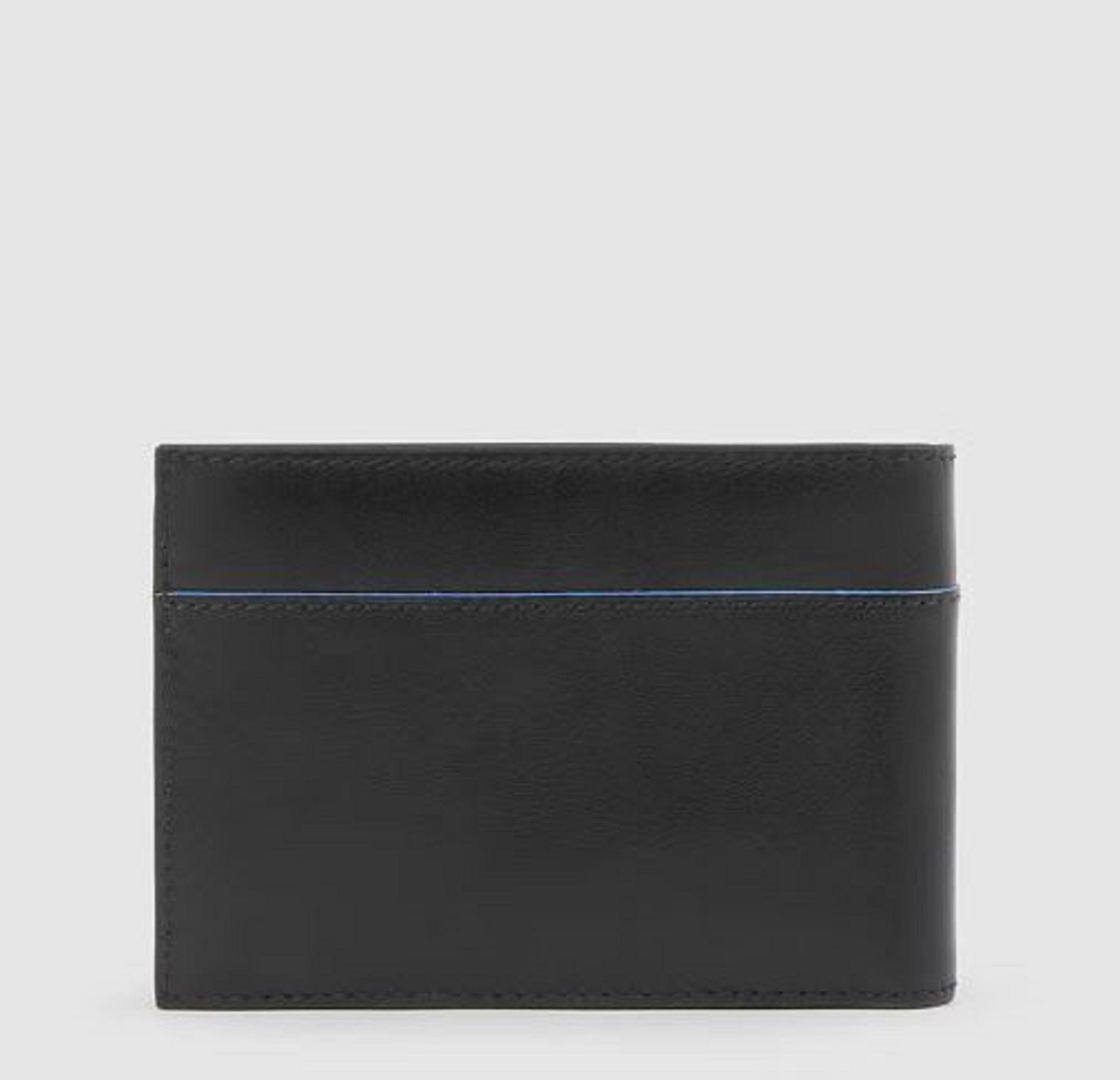 PIQUADRO  Portafoglio Piquadro Uomo in Pelle Nera con Porta Carte e Portamonete Bestseller