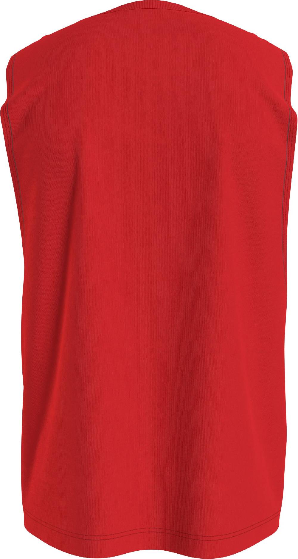 CALVIN KLEIN  T-Shirt Rossa Calvin Klein in Cotone per Uomo Offerte giornaliere