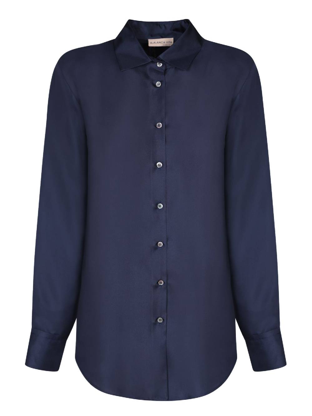 BLANCA VITA  T-Shirt da Donna BLANCA VITA in Seta Blu Prezzo basso