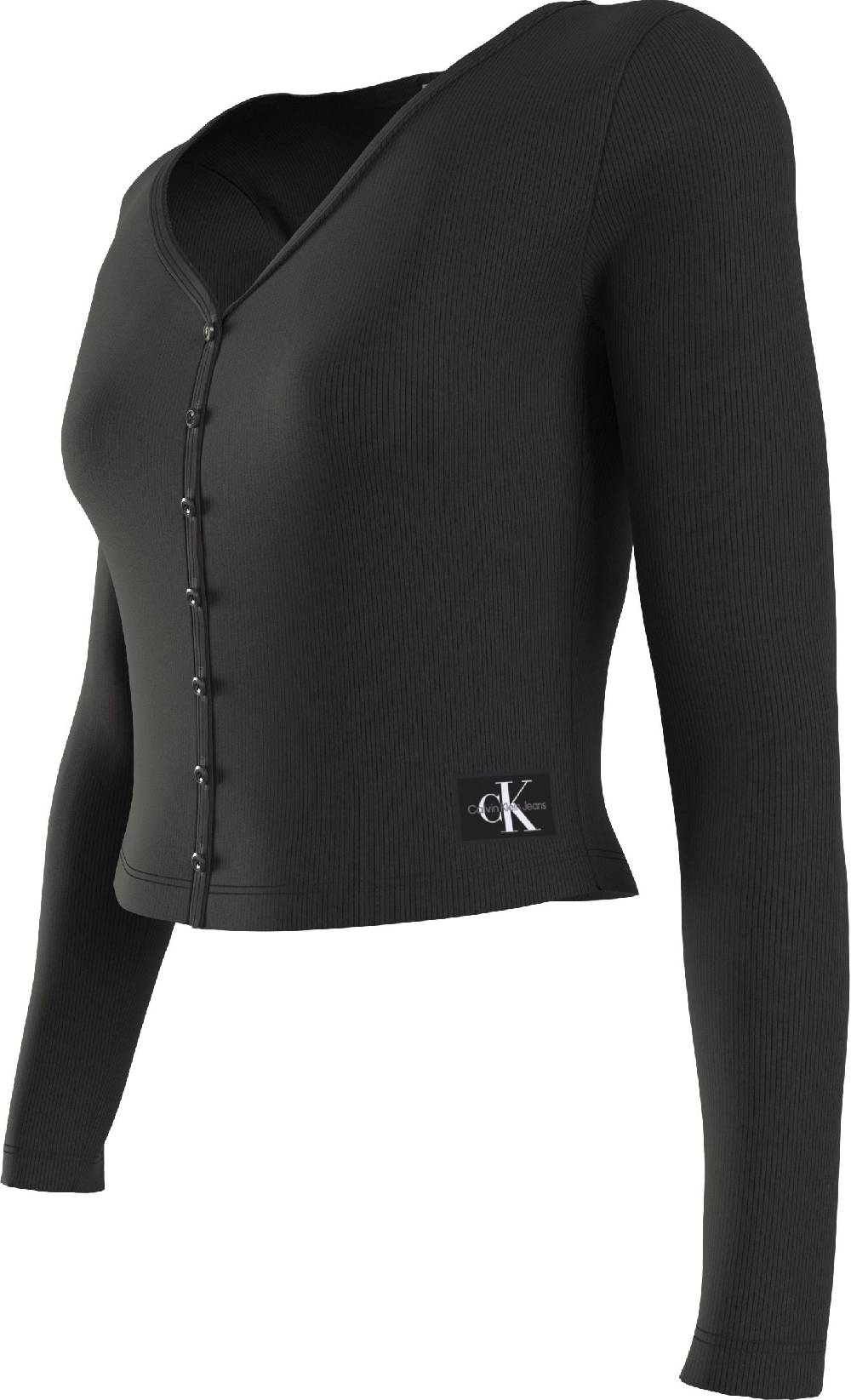 CALVIN KLEIN  Maglietta a Maniche Lunghe Nera Calvin Klein da Donna ACQUISTA ORA