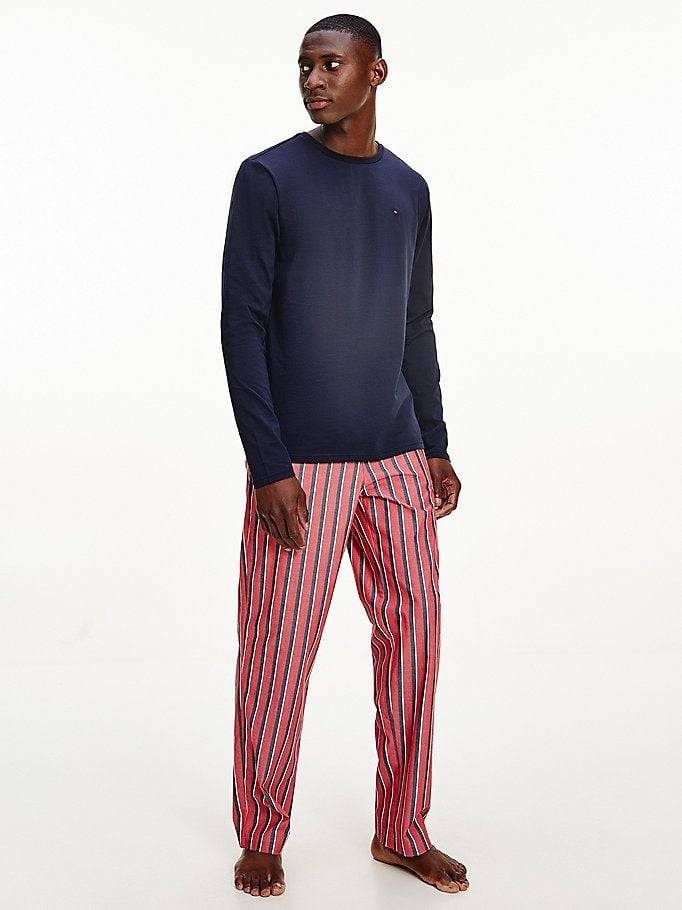 TOMMY JEANS  Pigiama Elasticizzato Blu da Uomo TOMMY JEANS in Cotone Esporta salva