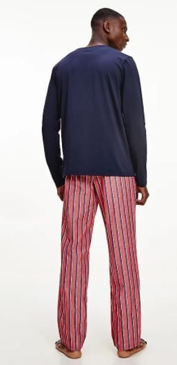 TOMMY JEANS  Pigiama Elasticizzato Blu da Uomo TOMMY JEANS in Cotone Esporta salva