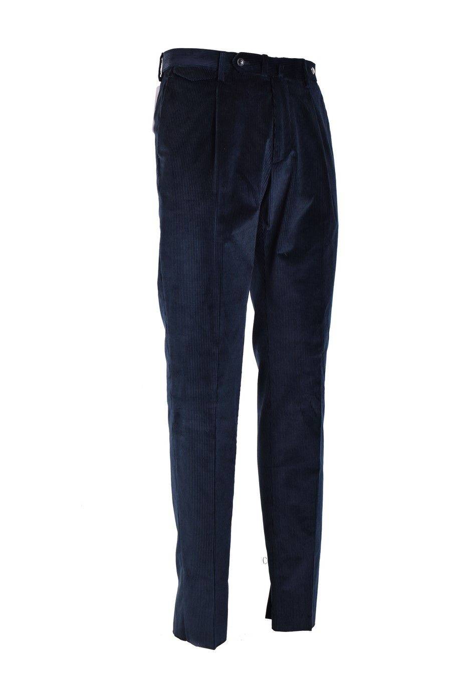 TAGLIATORE  Pantaloni Uomo in Cotone Elasticizzato Blu Tagliatore Italy