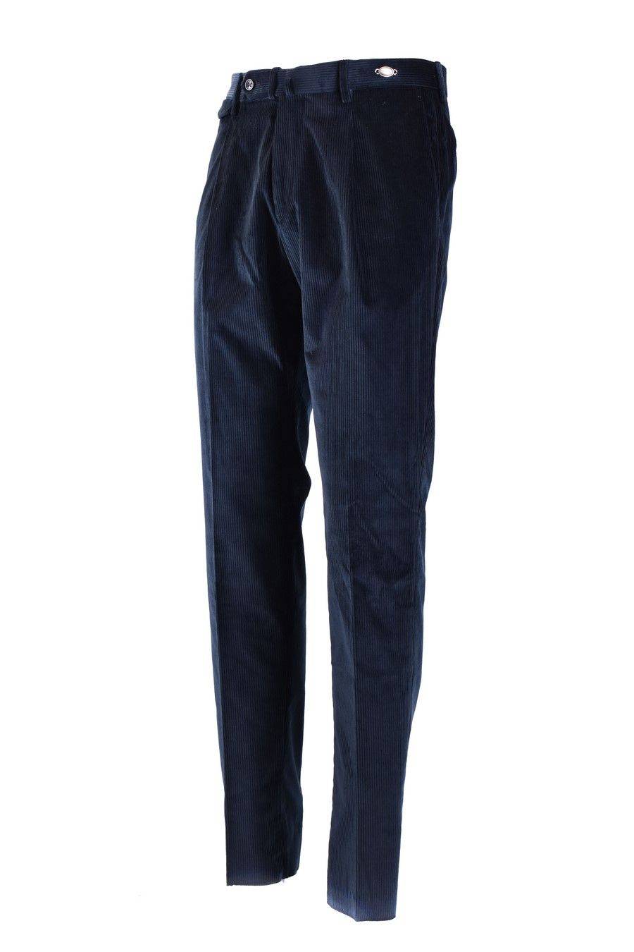 TAGLIATORE  Pantaloni Uomo in Cotone Elasticizzato Blu Tagliatore Italy