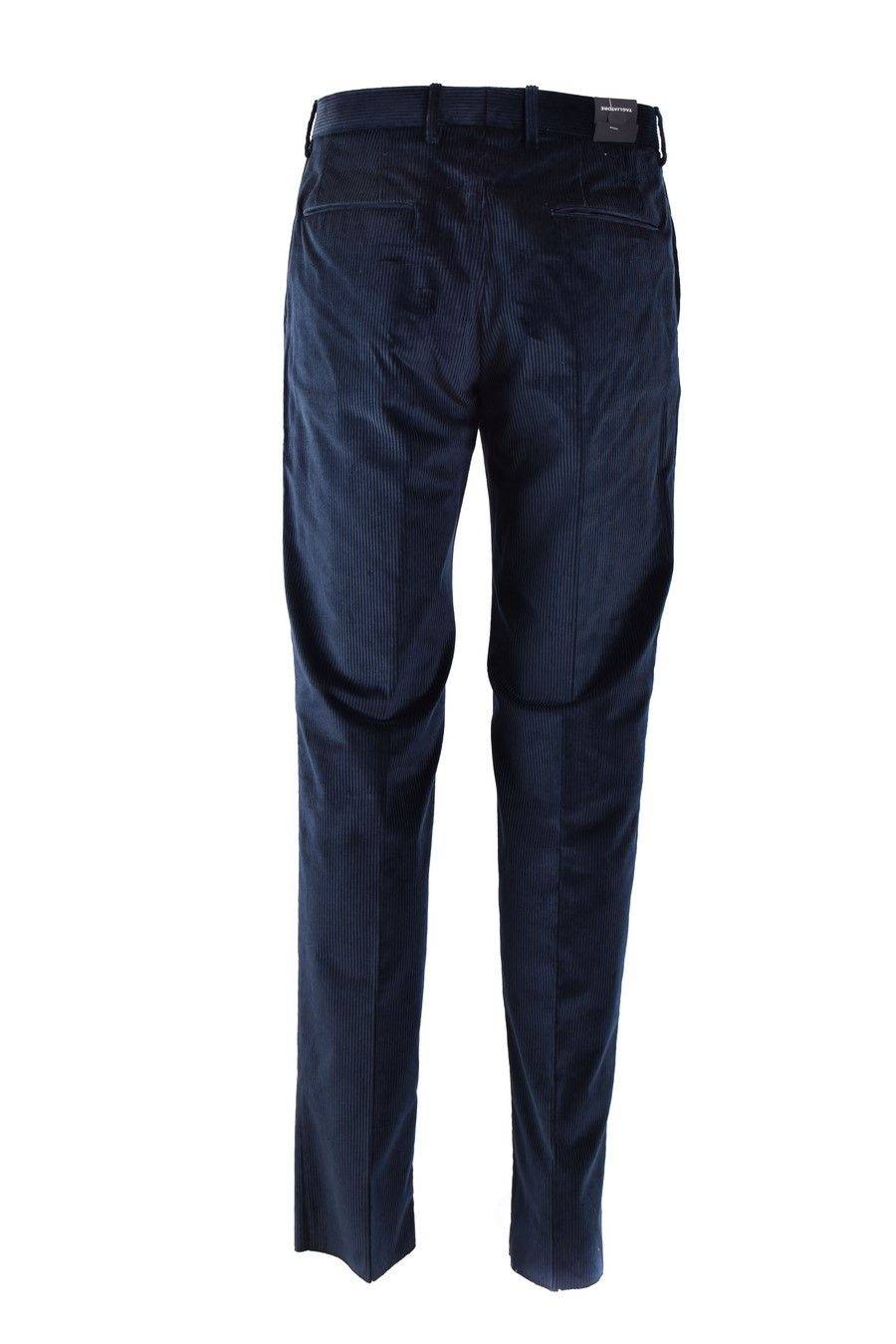 TAGLIATORE  Pantaloni Uomo in Cotone Elasticizzato Blu Tagliatore Italy