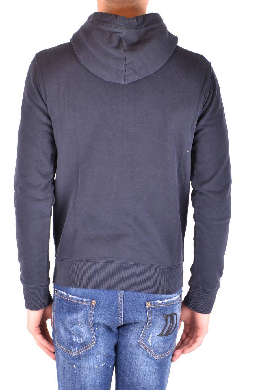 WOOLRICH  Felpa Blu in Cotone Woolrich da Uomo Nuovo