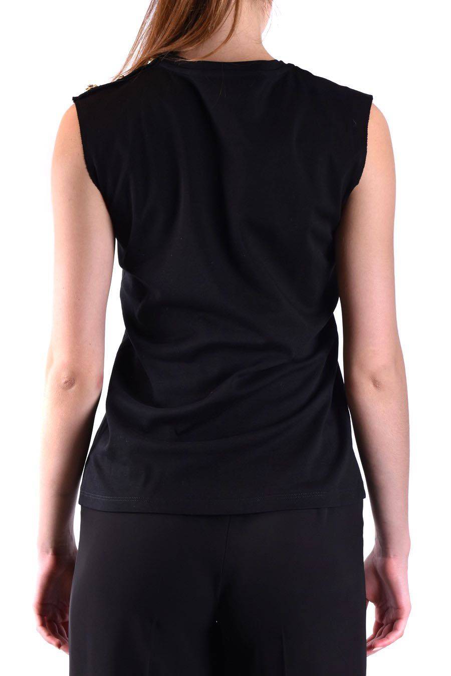 PHILIPP PLEIN  Elegante Top Nero in Cotone Philipp Plein per Donna Qualità
