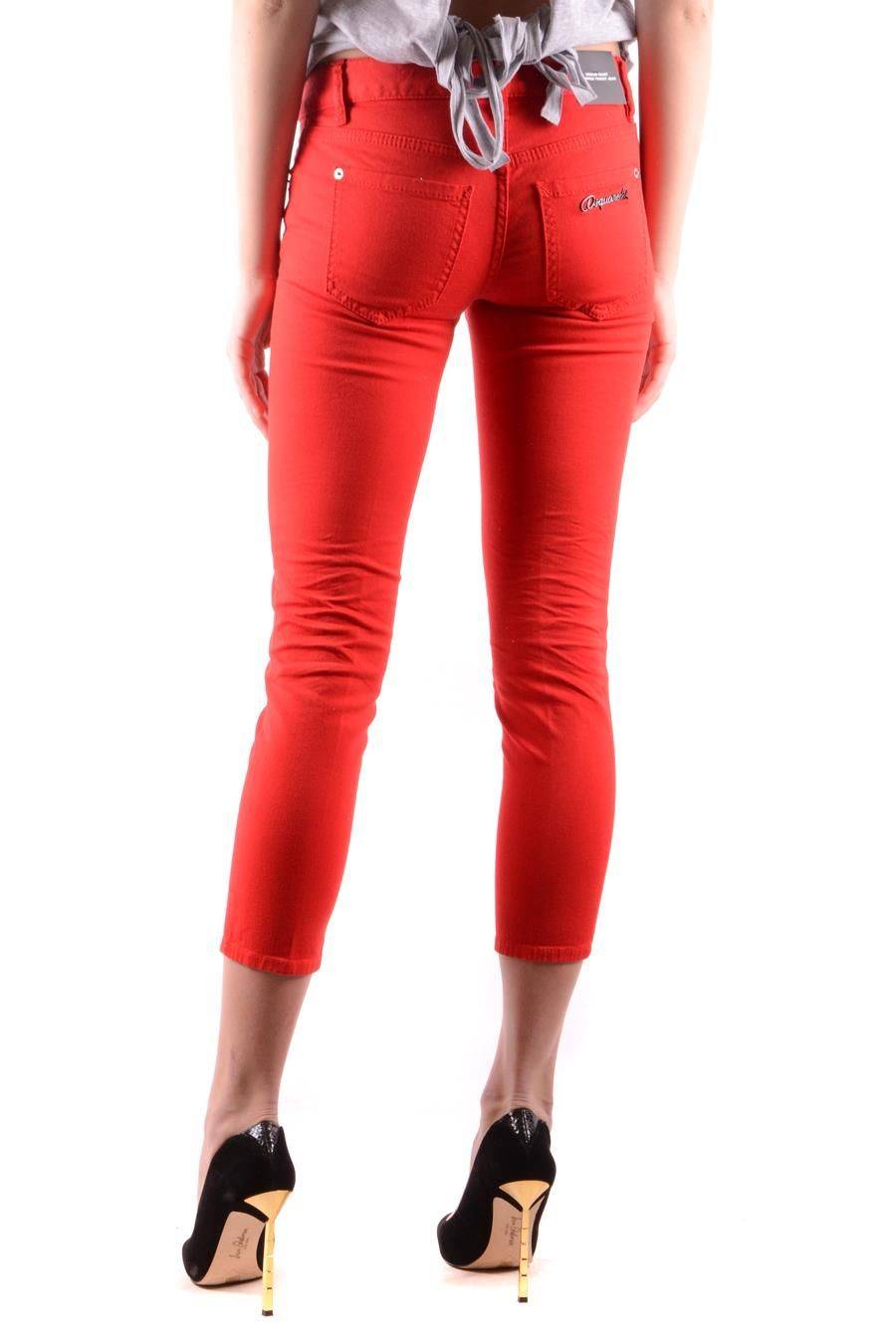 DSQUARED2  Jeans Rossi Skinny DSQUARED2 da Donna - Elasticizzati Comodi Affare Del Giorno