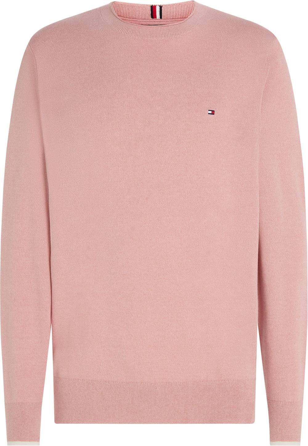 TOMMY HILFIGER  Felpa Rosa in Cotone di Tommy Hilfiger per Uomo Presa