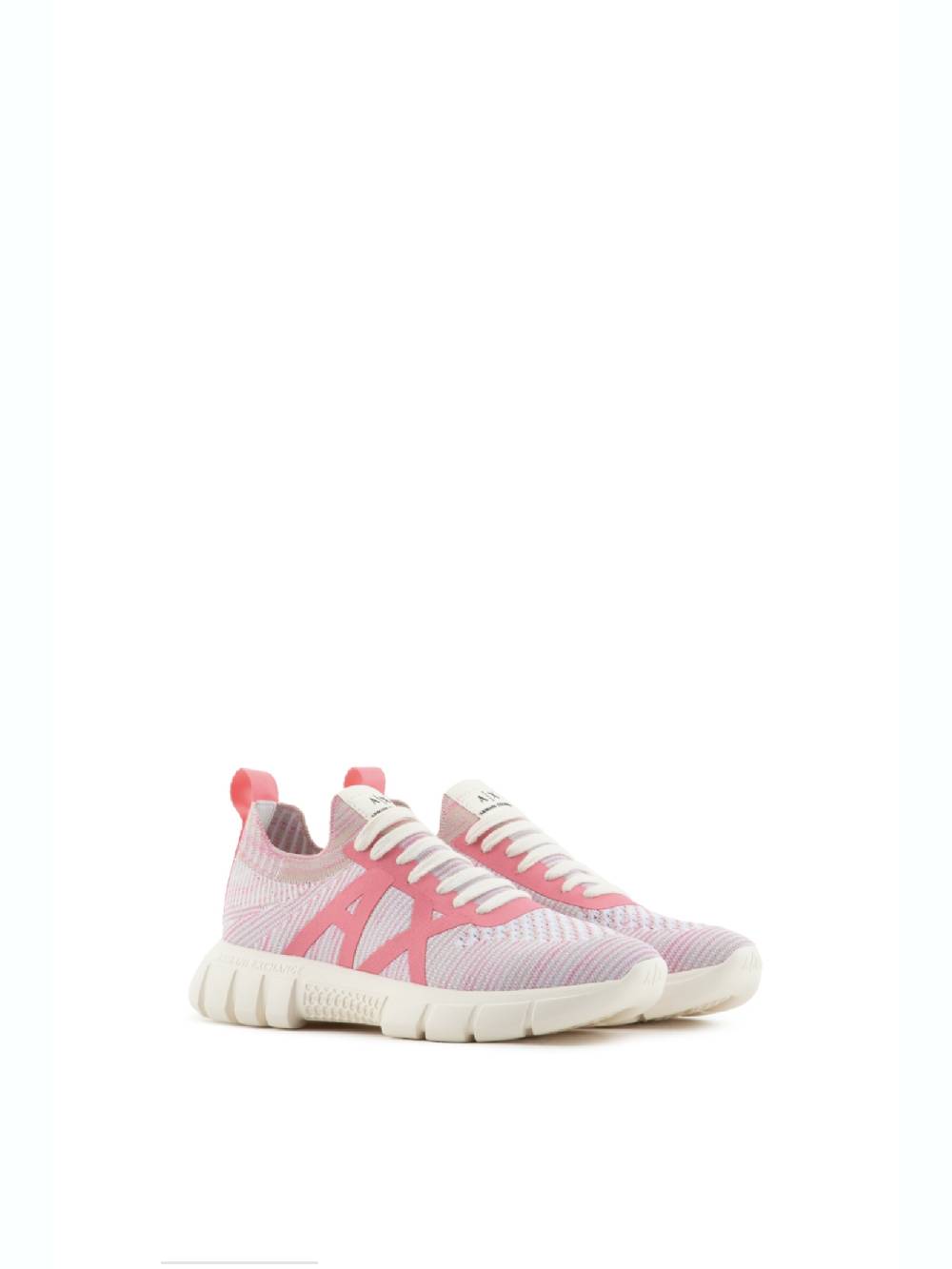 ARMANI EXCHANGE  Sneakers Armani Exchange Fucsia - Pelle e Tessuto Comodi Sconto