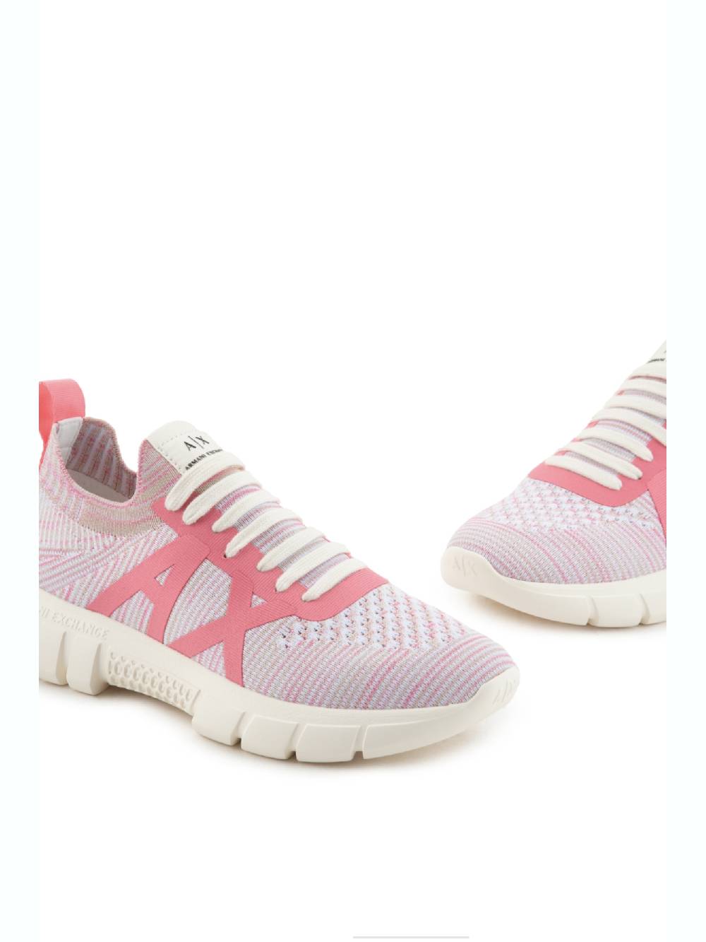 ARMANI EXCHANGE  Sneakers Armani Exchange Fucsia - Pelle e Tessuto Comodi Sconto