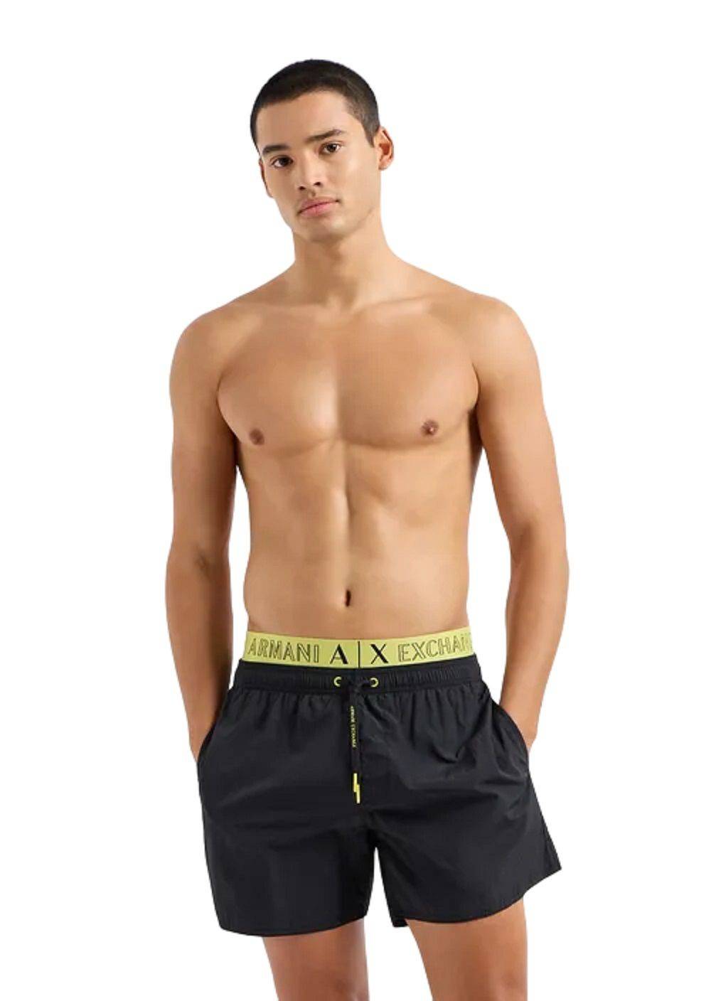 ARMANI EXCHANGE  Costume da Bagno Nero Uomo Armani Exchange - 100% Poliammide Online