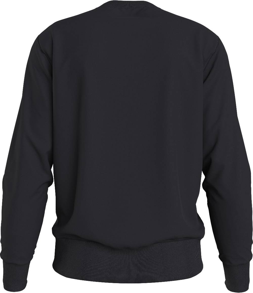 CALVIN KLEIN  Felpa con Cappuccio Nera da Uomo Calvin Klein Cotone SS24 Outlet