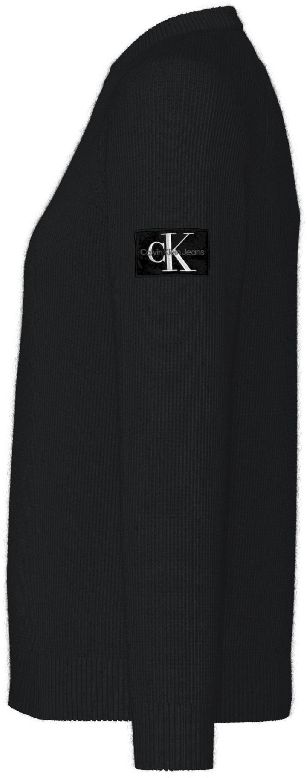 CALVIN KLEIN  Felpa Calvin Klein Nera in Cotone Uomo In Vendita