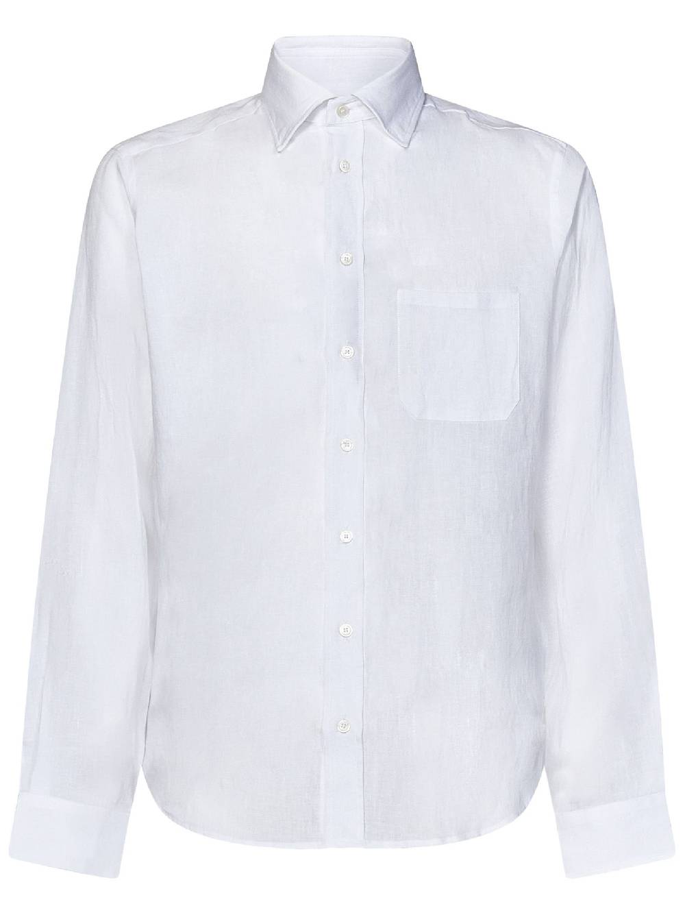 SEASE  Camicia di Lino Bianca Classica Uomo SEASE Vendita Calda