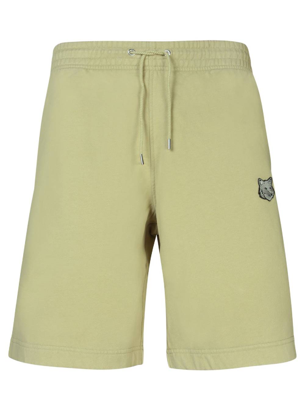 MAISON KITSUNÉ  Shorts in Cotone Beige da Uomo MAISON KITSUNÉ Vendita Economica